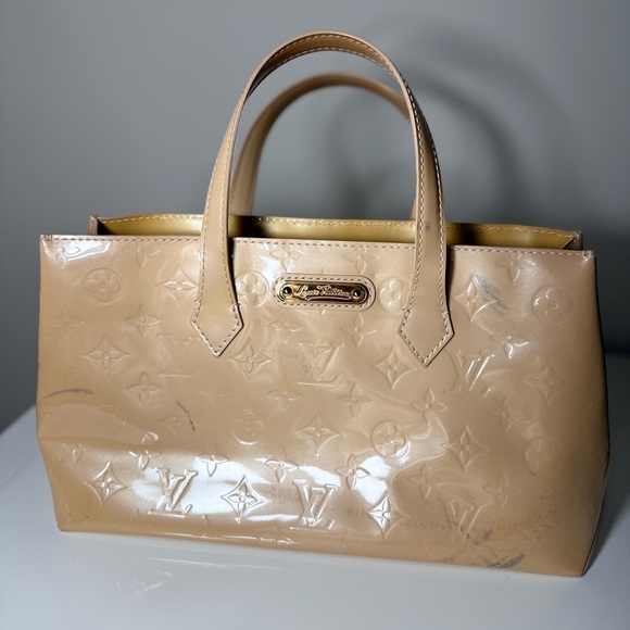 LOUIS VUITTON  VINTAGE Monogram Vernis Wilshire PM‎ Tote Bag - Picture 1 of 16